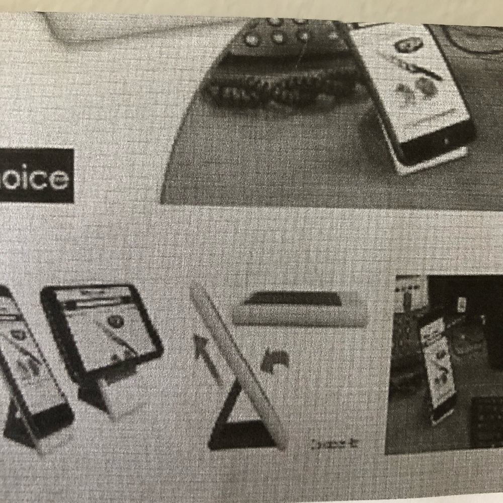 Cell Phone Stand Folds Flat When Not in Use